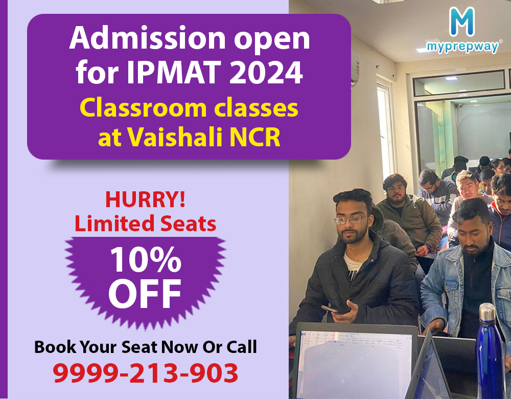 Admission Open For IPMAT 2024 Classroom Classes