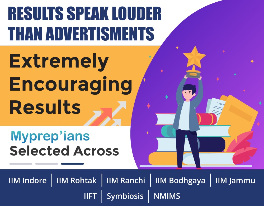 Result Speak Louder Than Advertisments - Myprep'ians selected across -