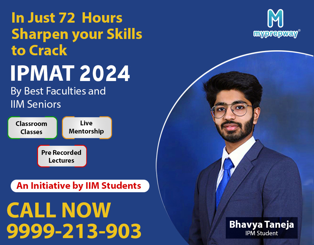 in just 72 hours sharpen your skills to crack IPMAT MyPrepway