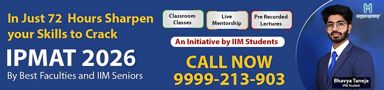 MyPrepway just 72 hours sharpen your skills to crack IPMAT- 2026